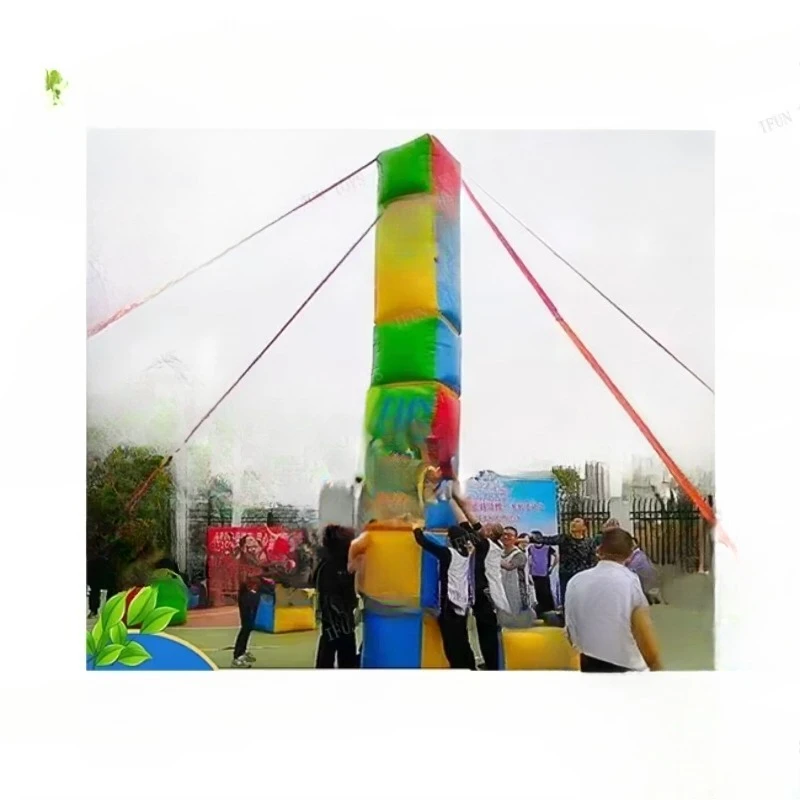 

Outdoor interactive inflatable sports games for children and adults, team building step-by-step setting sports and entertainment