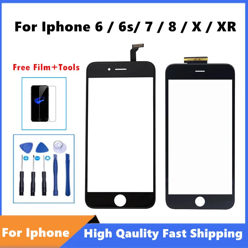 High Qaulity Touchscreen Panel Glass For Iphone 6 6S PLUS Touch Screen Sensor Digitizer  Lens For Iphone 6 Replacement Parts