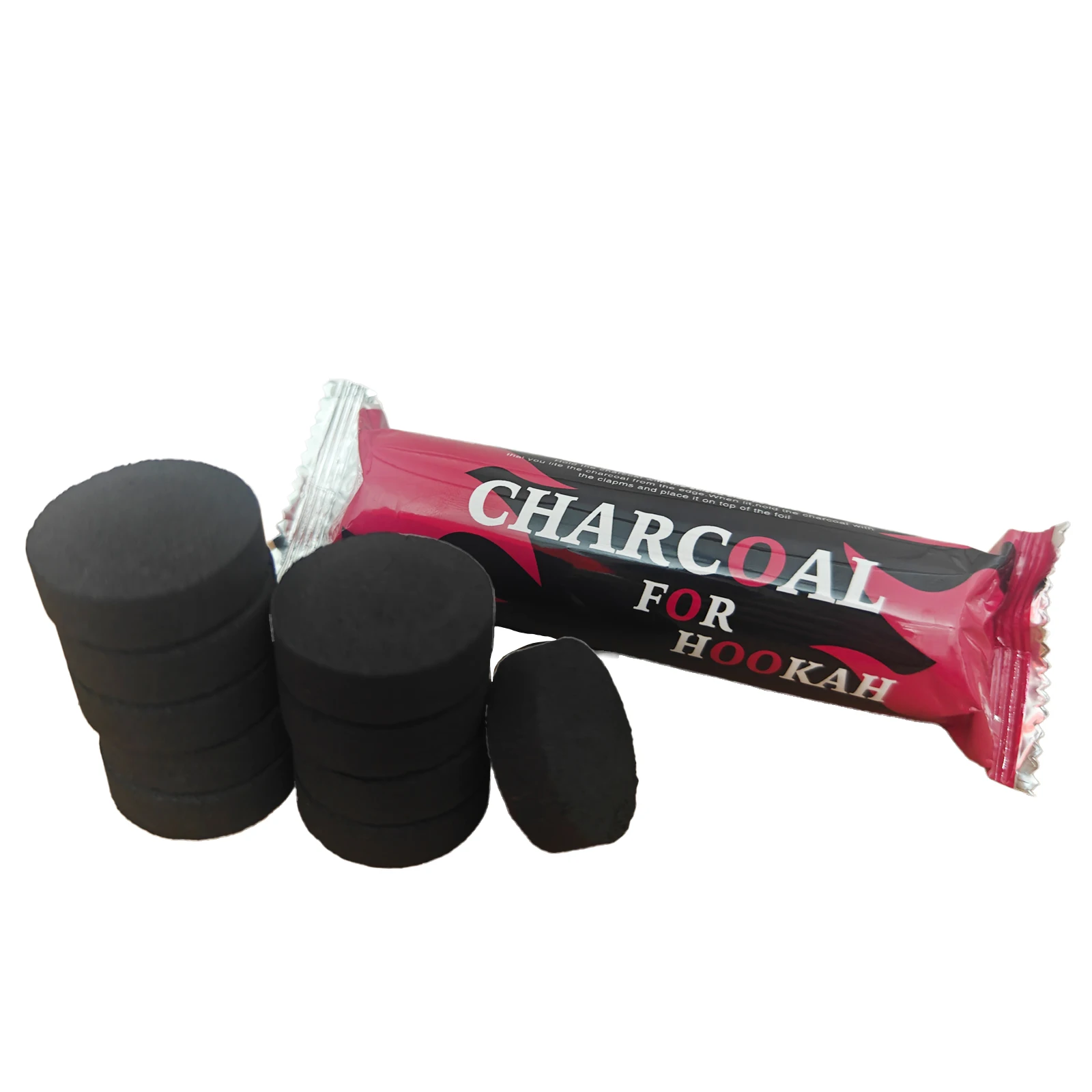 10pcs/set Charcoal Tablets, Quick Light Coal Tablets, Charcoal Disks, Hookah Charcoal, Coal Briquettes for Hookah