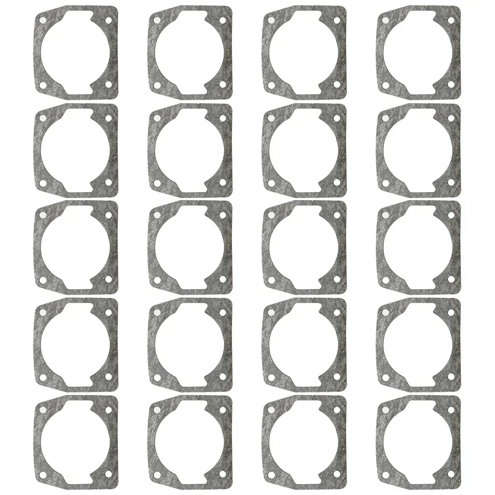 

20 Pcs Chainsaw Cylinder Gasket For 52/58/59/62cc Brush Cutter Grass Trimmer Sealing Gasket For Logging Saw Carburetor