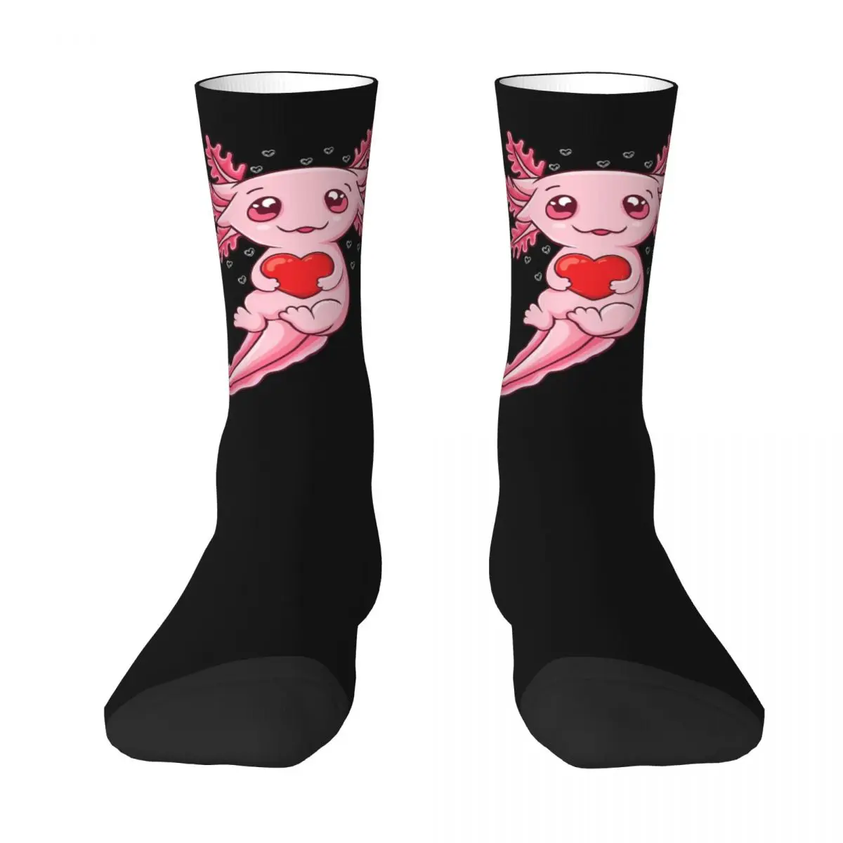 

Axolotl Sea Animal Socks Harajuku Sweat Absorbing Stockings All Season Long Socks Accessories for Man's Woman's Gifts