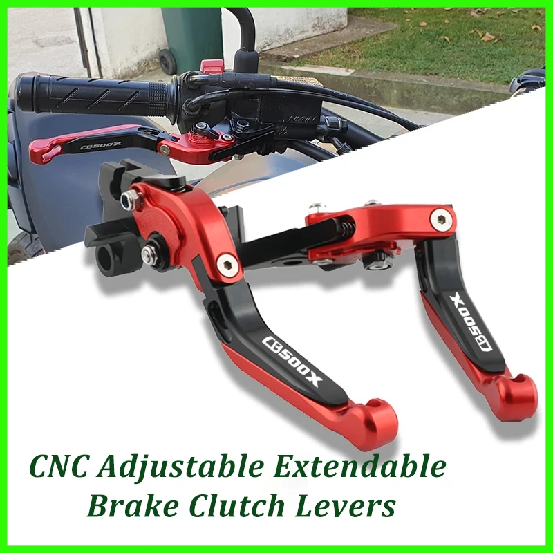 Motorcycle CNC Adjustable Extendable Brake Clutch Levers Hhandbar For Honda CB500X CB 500X CB500F CBR500R 2013 - 2021 2018 2019