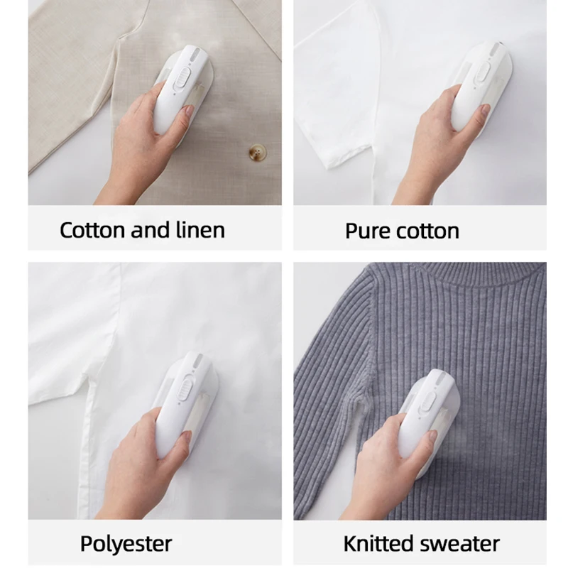 Mini Handheld Steam Iron Electric Garment Steamer Hanging Machine Portable Travel Clothes Ironing Machine 1100W 8 Holes Steam 22
