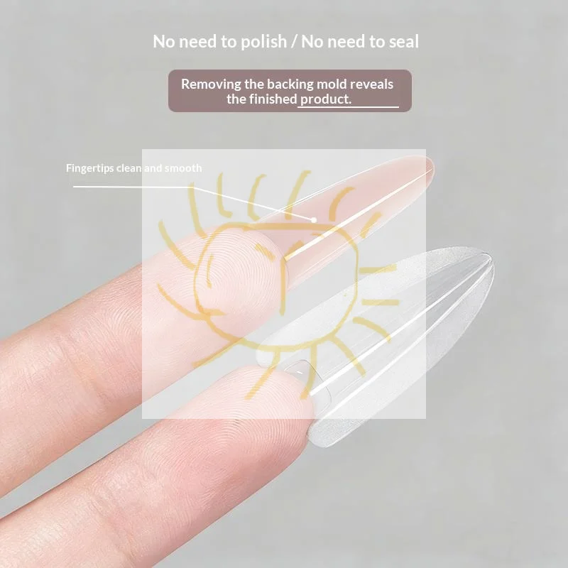 240 قطعة ساندويتش أشكال أظافر مزدوجة 15 حجم ملحقات-شكال مزدوجة قالب سفلي طويل نعش اللوز مسمار الفن أشكال مانيكير أداة #1