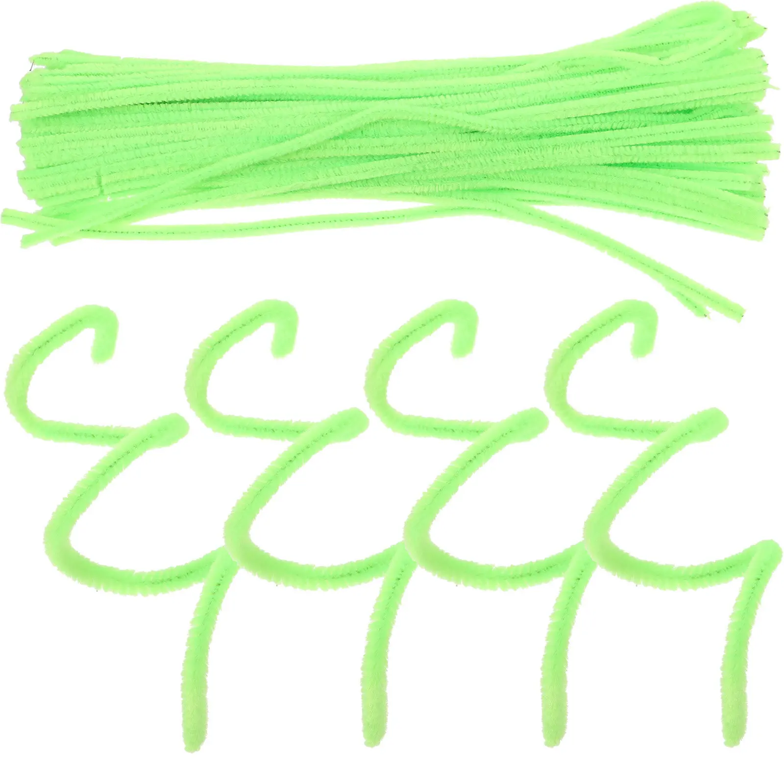 

100 шт. гибких синельных палочек для рукоделия, яркие цвета, материалы для творчества и раскрашивания своими руками