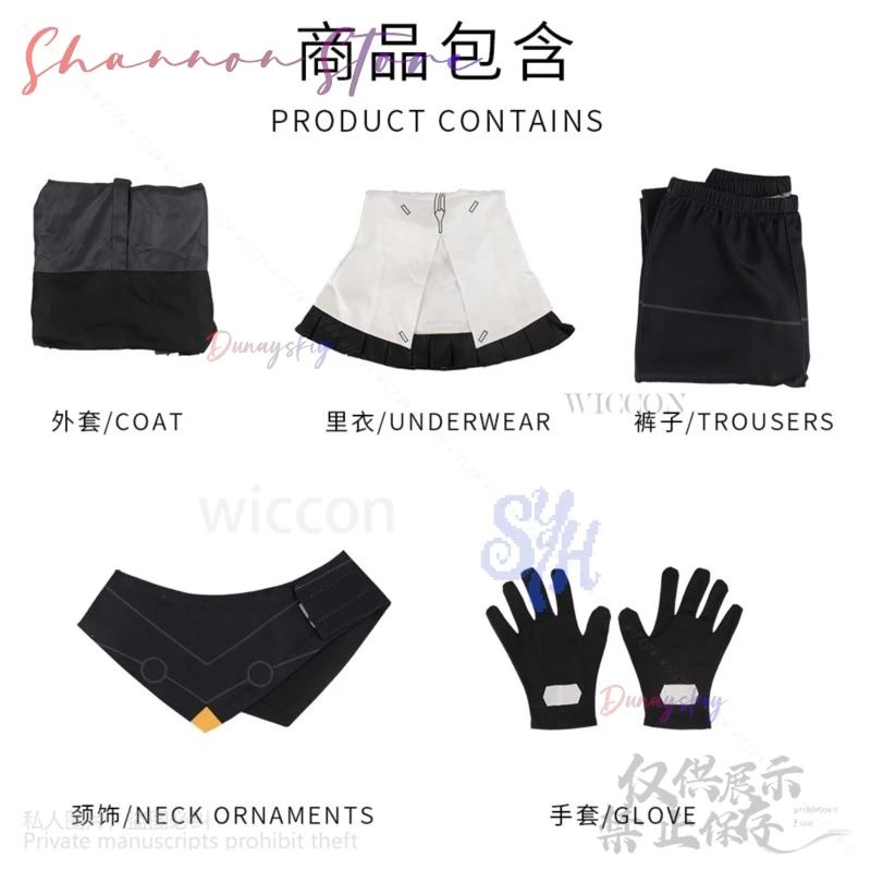 نوير تأثيري Synduality أنيمي زي فاسق معطف أسود السراويل Y2K الفتيات أزياء الهالوين عيد الميلاد كرنفال حزب كوس مخصصة #5