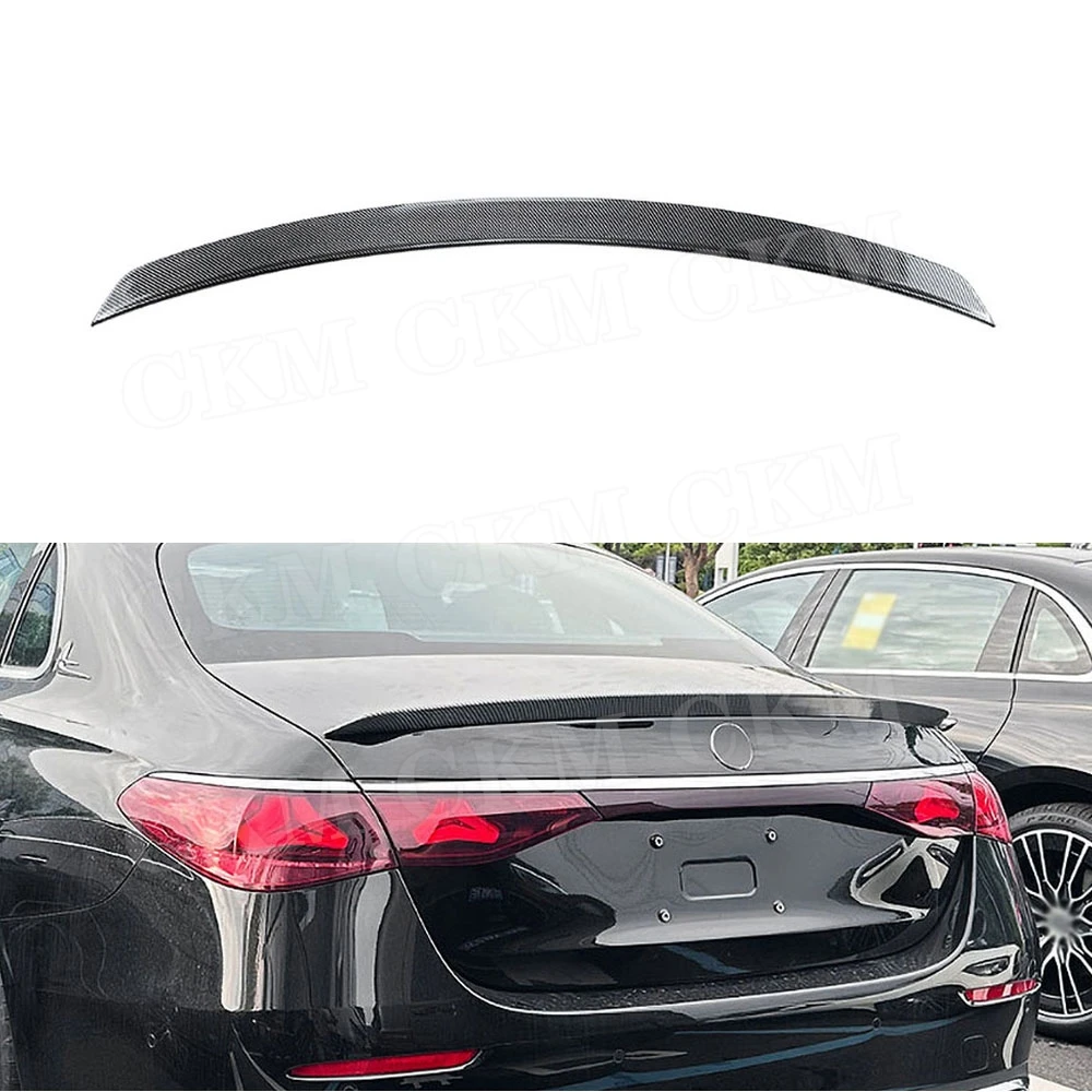 

CKMUUER ABS Rear Trunk Lip Spoiler for Benz E Class W214 E260 E300 E53 E63 AMG Sedan 2024 + Body Kits Car Accessorise