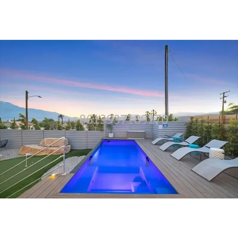 Wholesale Shipping Container Swimming Pool Underground Swim Pools for Villa