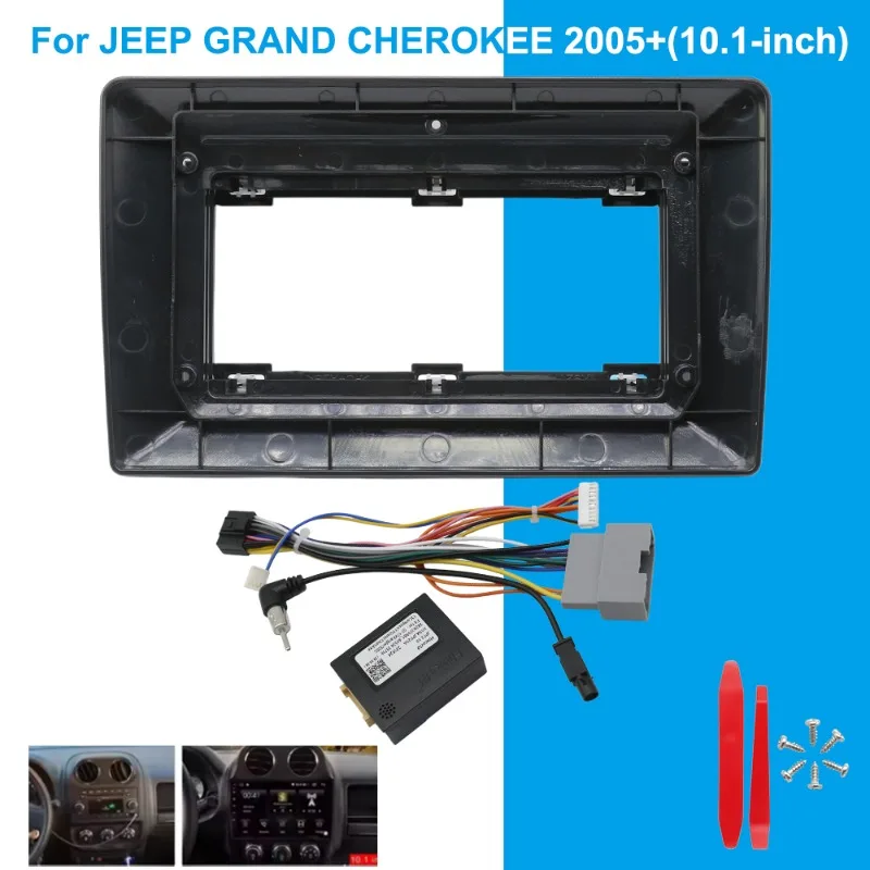 

10.1 Inch Touchscreen Bezel For JEEP GRAND CHEROKEE 2005 Onwards Car Multimedia Navigation System