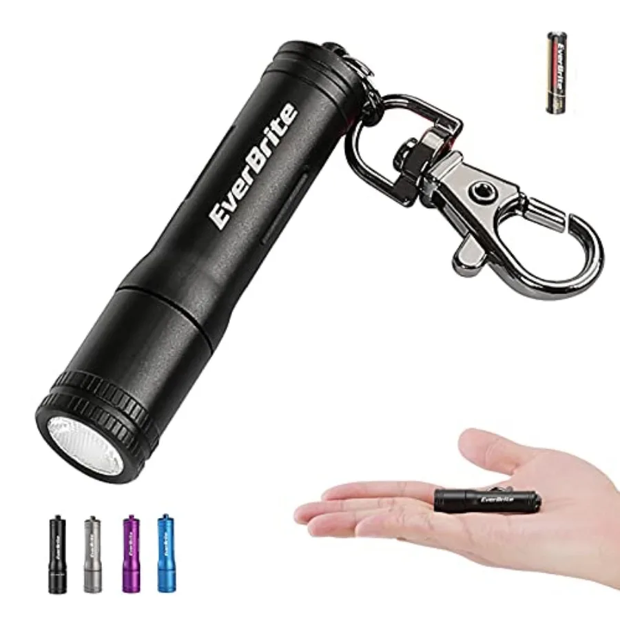 

Mini LED Flashlight High Lumen Keychain EDC Flashlight, Small Pocket Pen-Light for Hurricane Supplies, Camping, Hiking, Emergen