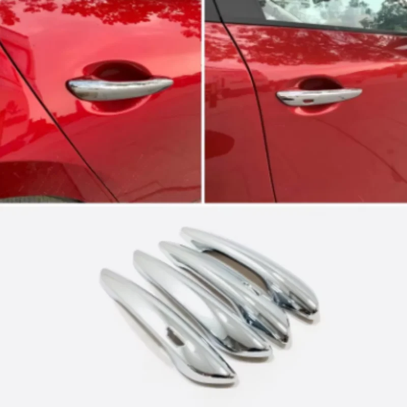 

Door handle cover ABS Carbon fiber For Mazda 3 Axela 2019-2023 Door Handle Bowl Cover Trim Decoration Frame