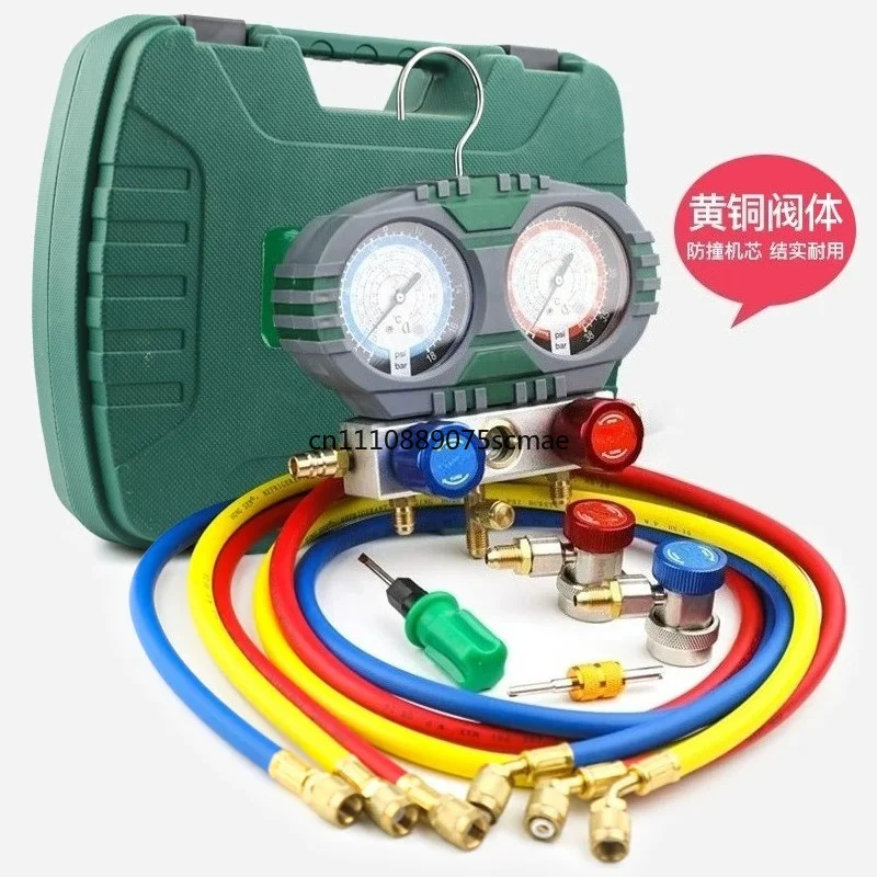 S60-101/105-a refrigerant charging manifold gauge set - air conditioning refrigerant charging kit for automotive