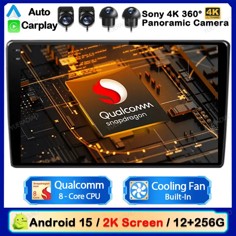 

Android 15 Universal 9/10'' Car Radio For Volkswagen Nissan Hyundai Kia Toyota Multimedia Video Player Carplay Auto GPS NAVI 4G