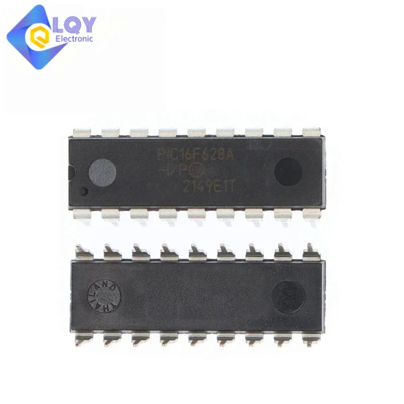 LQY PIC16F628A-I/P DIP-18 PIC16F628A PIC16F628 16F628 Flash-Based, 8-Bit CMOS Microcontrollers