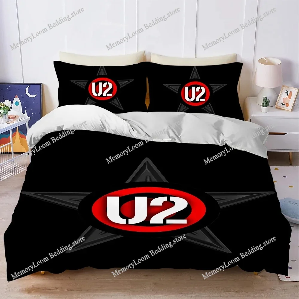 

Комплект постельного белья Rock U-U2 Band Songs Of Surrender, мягкий хлопковый, для всех сезонов, для студенческих общежитий и дома, текстиль 741