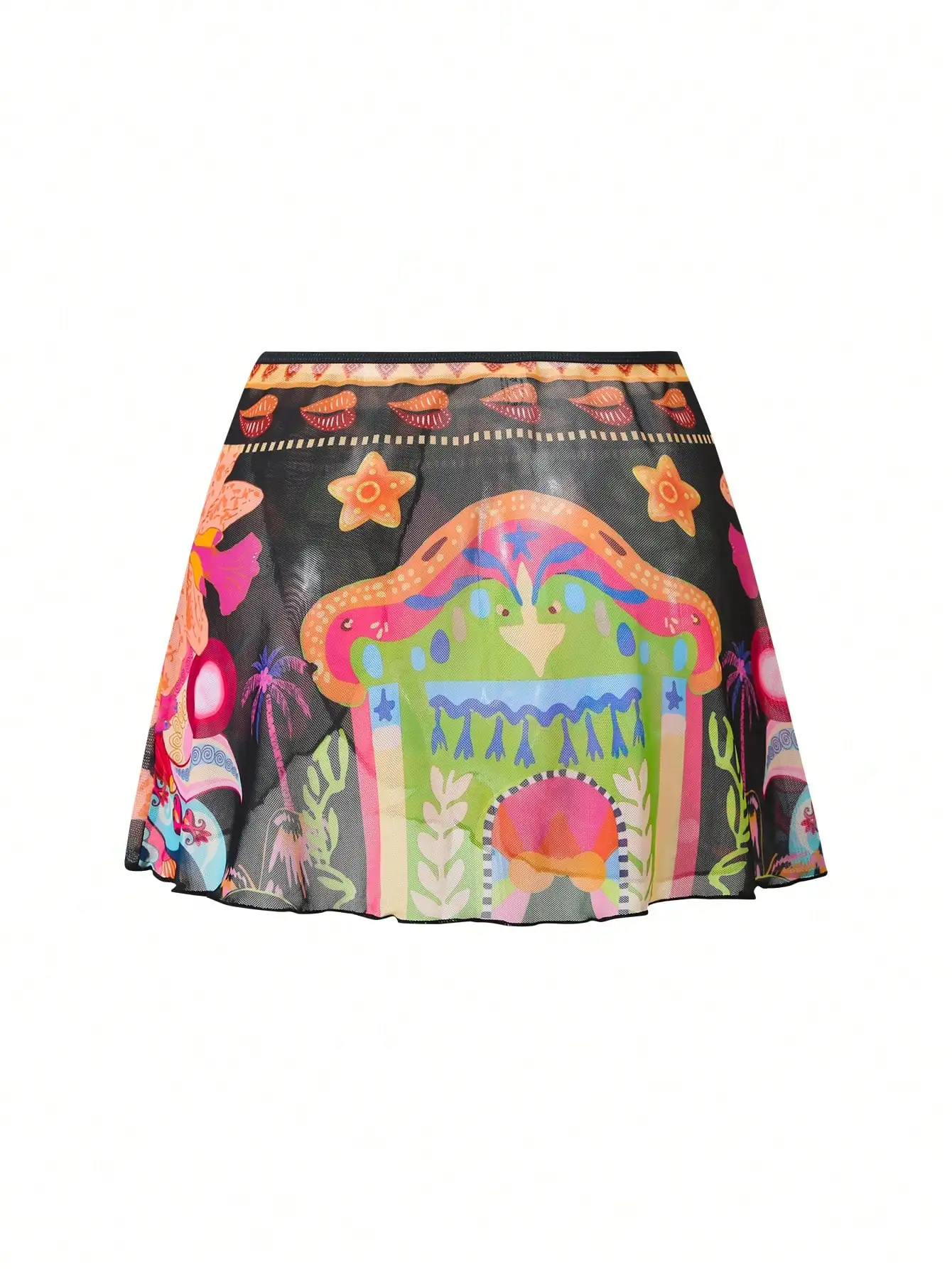 

Яркий купальник-платье с принтом для женщин, наряд для пляжного отдыха