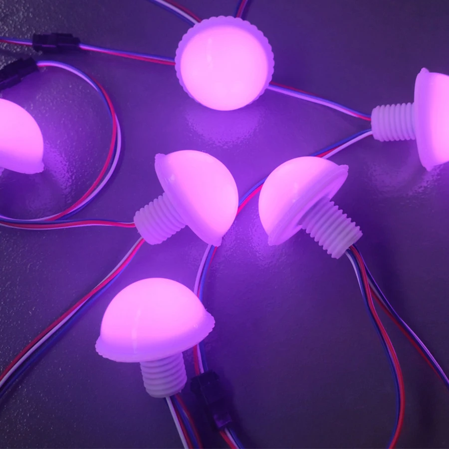 200PCS DC12V D30 D50 LED RGB Ball lamp Running Color String 30mm 35mm D50mm Modules IP67 Point Lamp Game consoloe Outdoor use