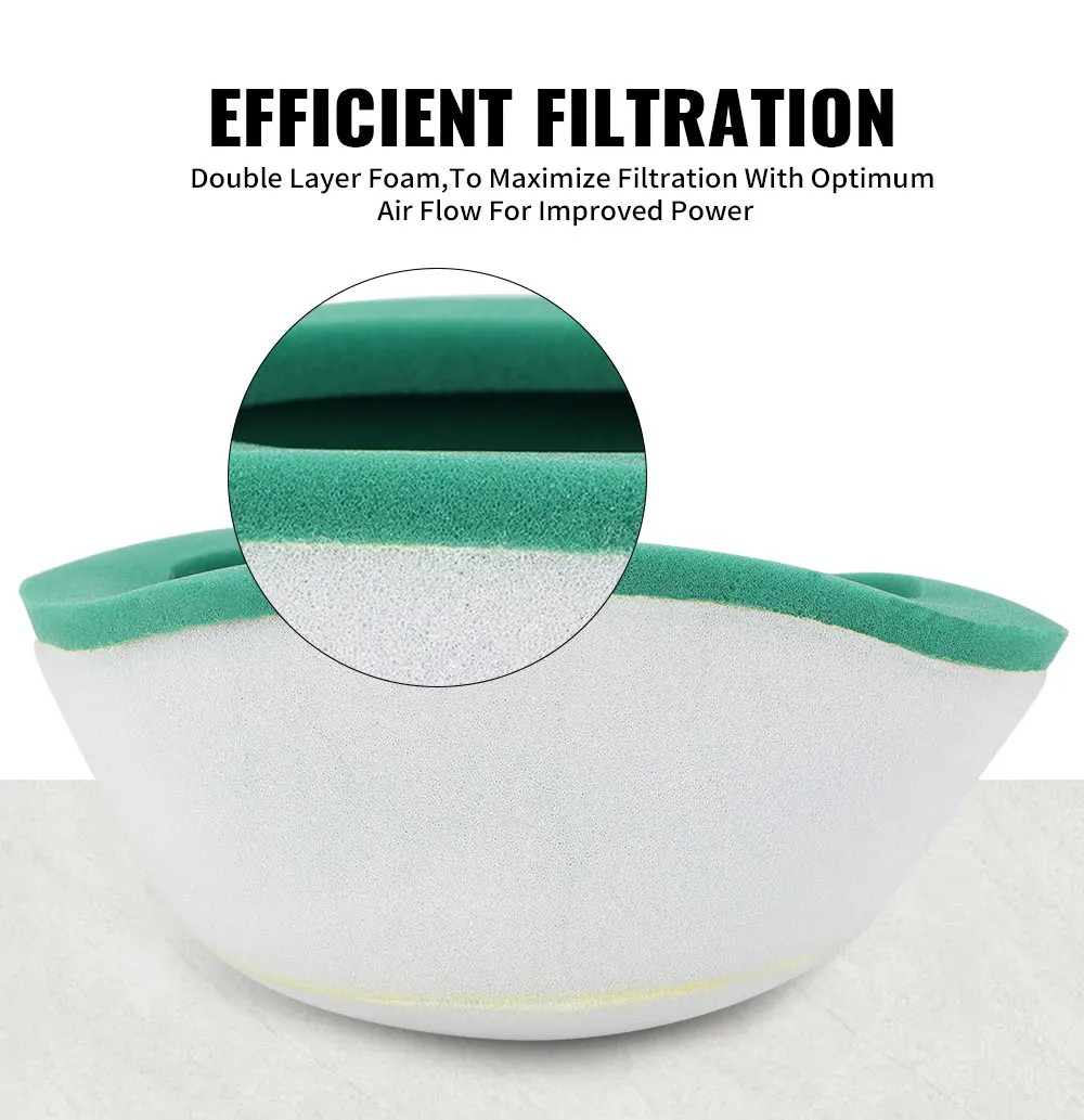 Motorcycle Dual Foam Air Filter Cleaner For KTM SX XC EXC SX-F XC-W LC-4 SMR 85 105 125 200 250 300 400 450 520 525 image 4