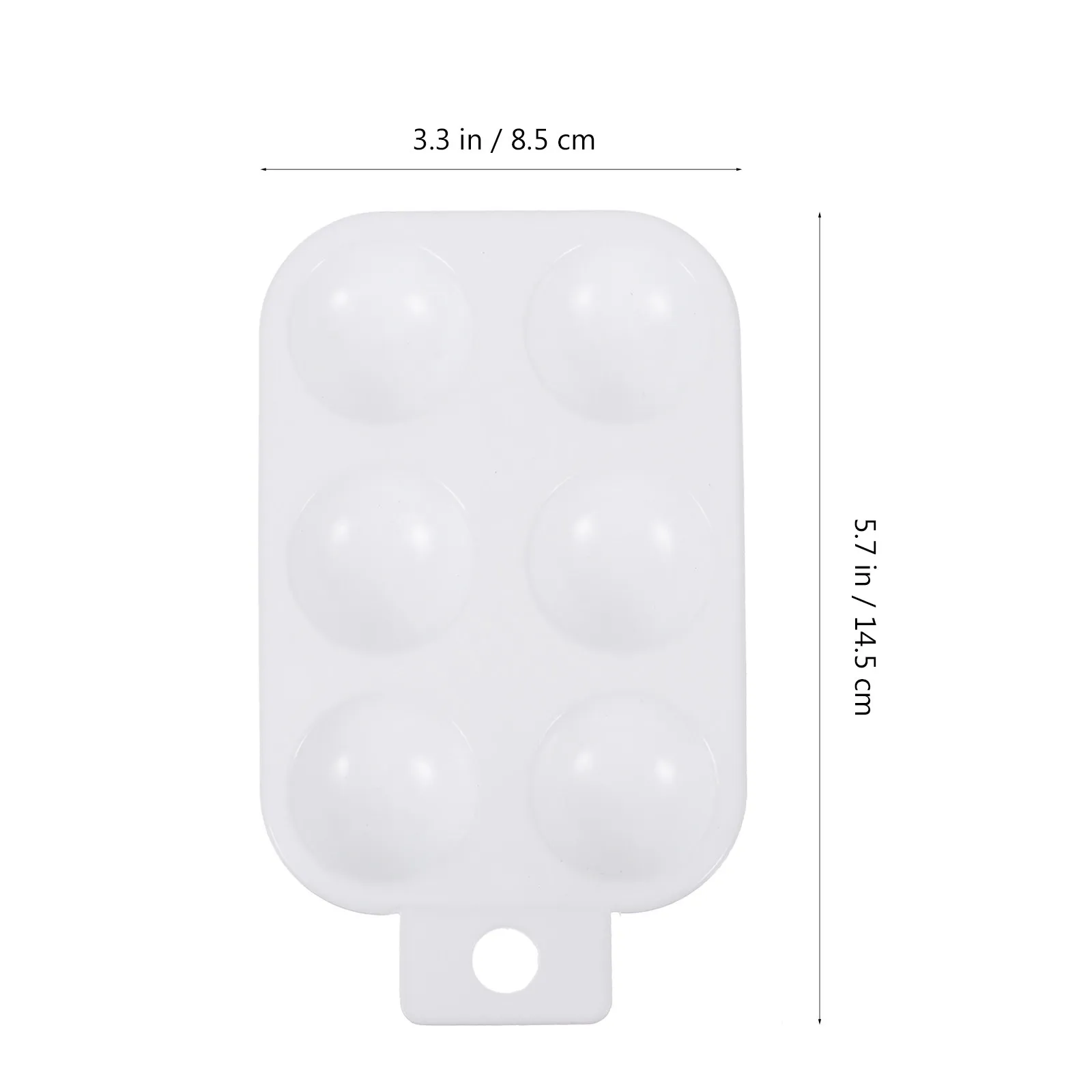 10Pcs Plastic Color Mixing Tray High Quality Paint Tray for Painting Beginners Professionals Artists Art Supplies Color