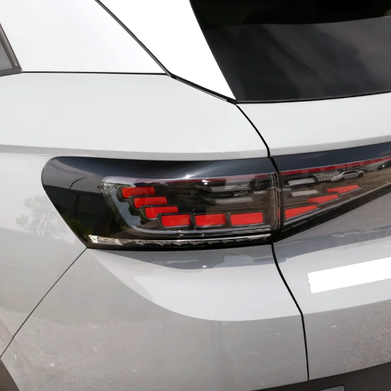 ل Volkswagen VW ID4 ID.4 CROZZ 2023 2024 الخلفية الضوء الخلفي قذيفة استبدال أضواء الفرامل عدسة غطاء مصباح الخلفية قذيفة غطاء #6