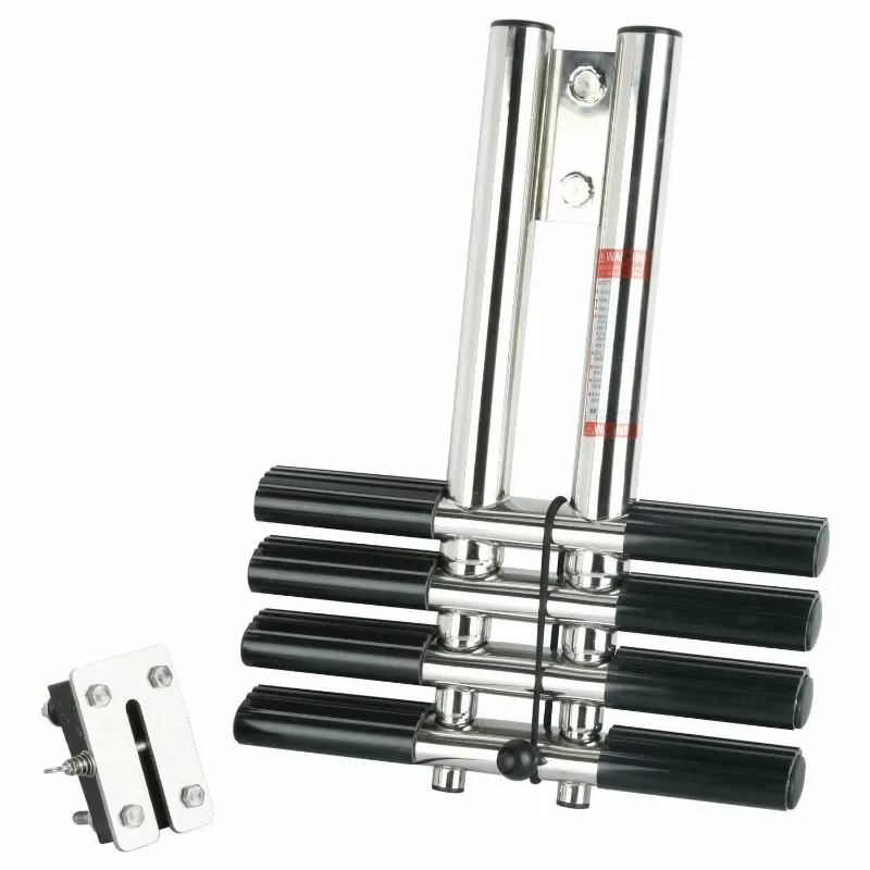 

Stainless Steel 4 Step Boat Dive Ladder Telescoping Ladder for Marine Boat Ladder