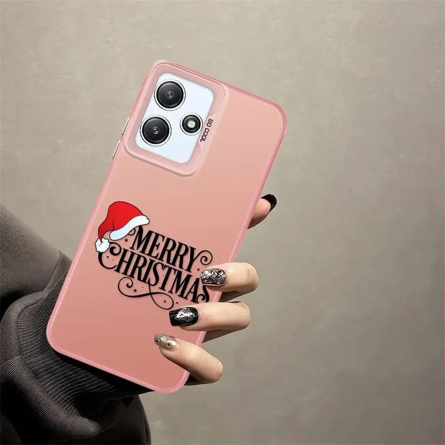 عيد الميلاد قبعة الأزياء حالة الهاتف ل Xiaomi Redmi 13 12C 12 A4 A1 A3 A2 زائد 13C 14C A3x لينة غطاء #5