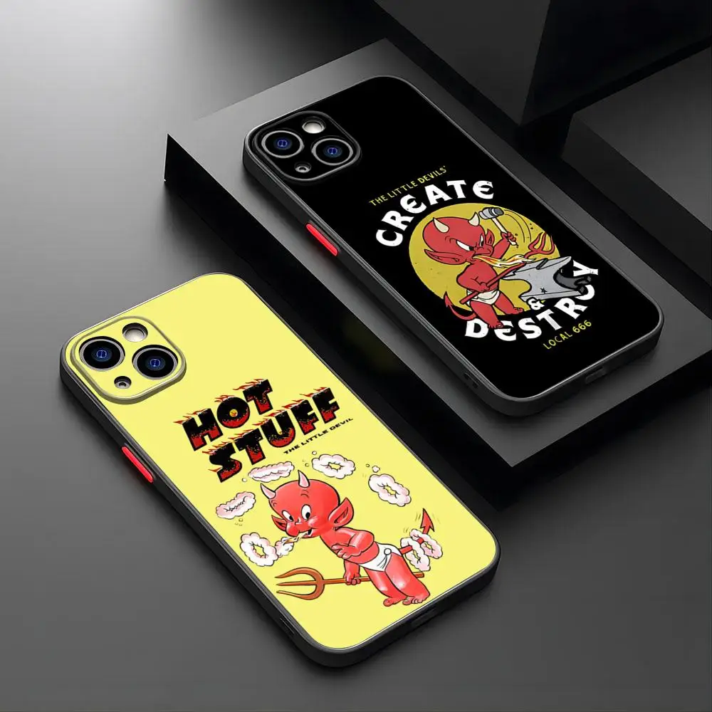 Hot Stuff Local Devils Little Devil Phone Case Matte IPhone 15 Pro Max 16 Plus 14 Pro 13 11 12 Mini Xs X Xr 7 8 Se Back Cover