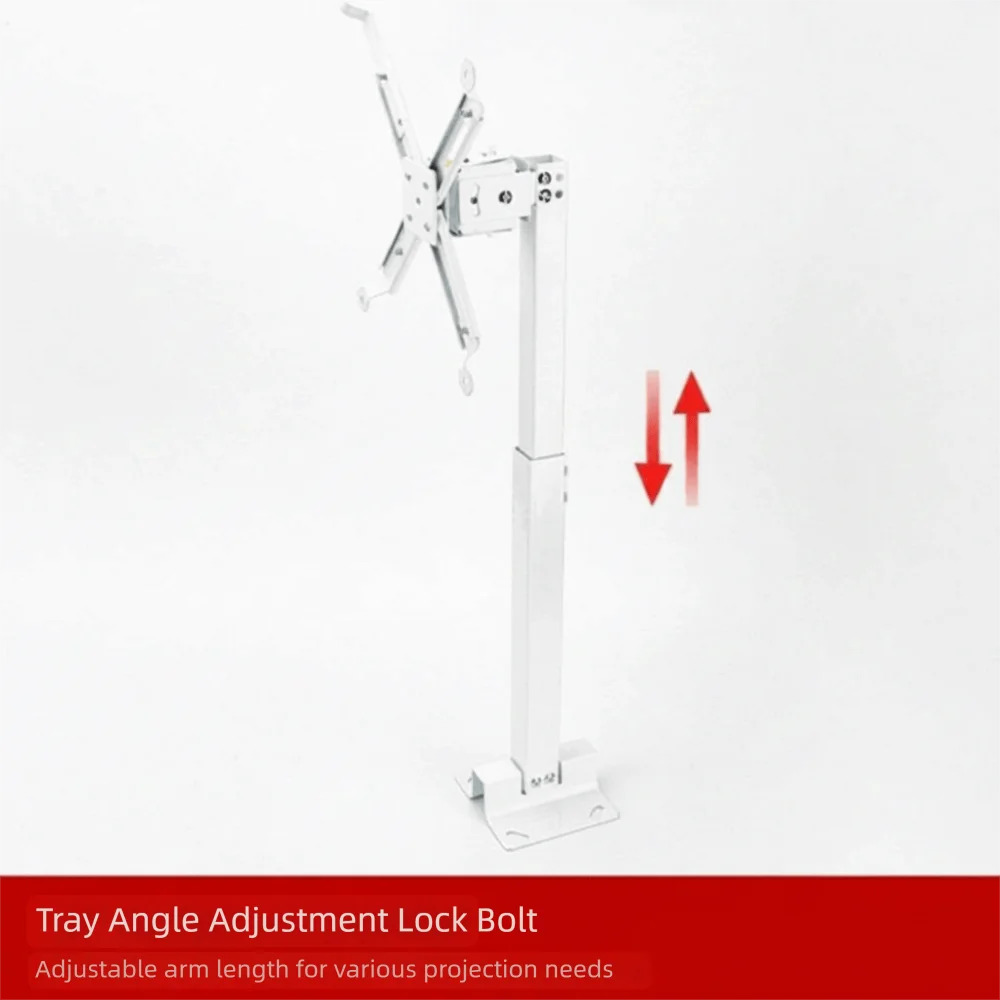 

Retractable Projector Mount Adjustable with Extendable Arms Projector Bracket Hanger Wall-mounted Ceiling Mount Projector Stand