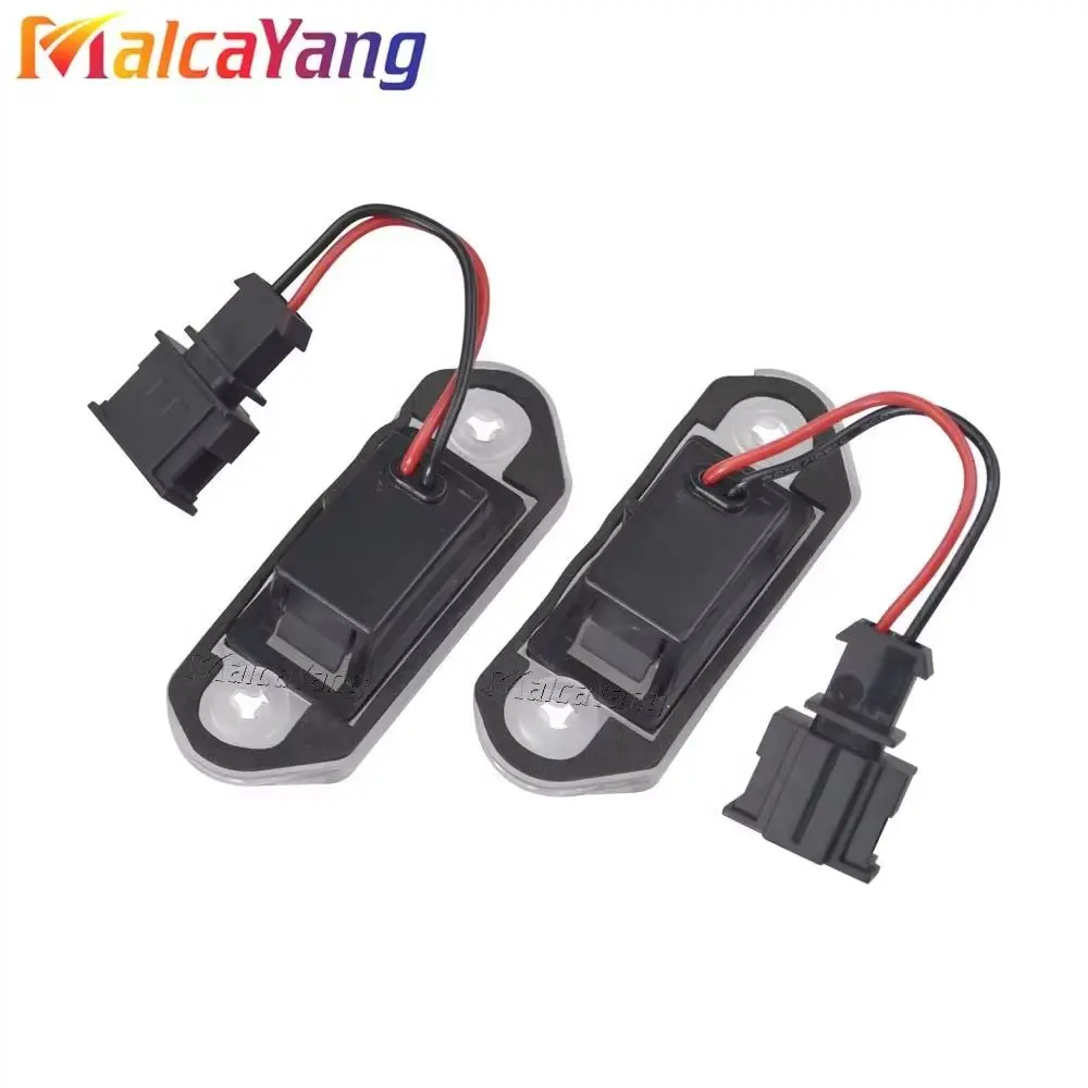 1 Pair LED Car License Number Plate Light Lamp Bulbs For VW Golf MK3 for Skoda Octavia I Auto Illumination Licence Plate Parts