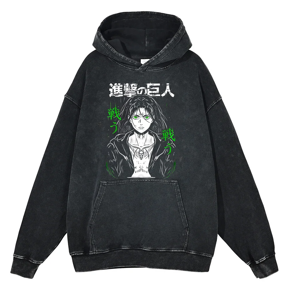 

Autumn and Winter Men's Anime Hoodie Printed Front Pocket Graphic Sweatshirt 100% Cotton Sweatshirt Sports Jogging Casual Tops