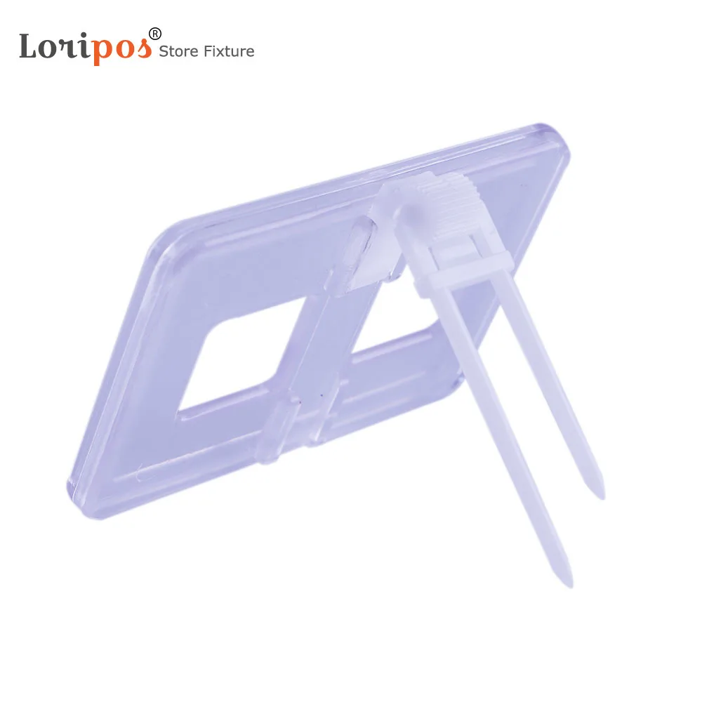 A7 Hook Sign Board Price Tag Holder Ticket Holder Label Frame For Wire Racks Shelves