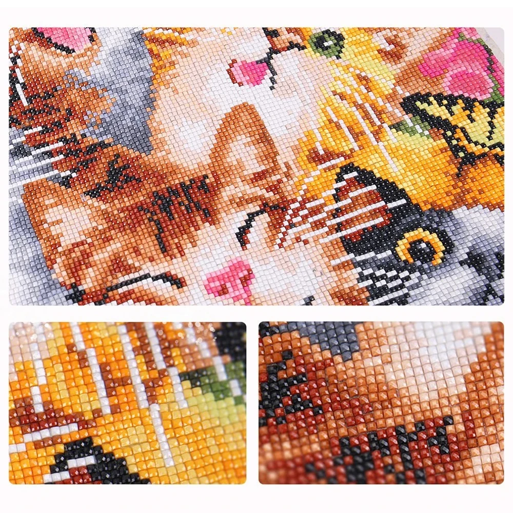 5D Diamond Painting Dragon Ball Character Goku Vegeta Full Square Round Diamond Mosaic Embroidery DIY Bedroom Wall Decoration - view 6