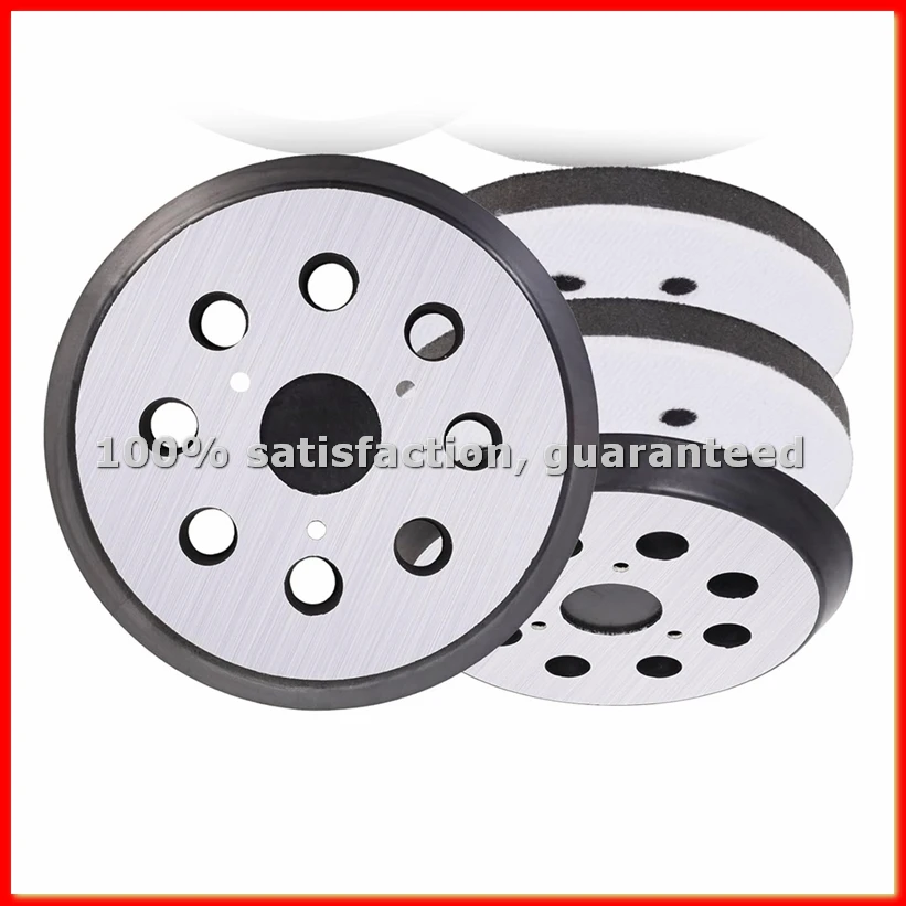 Orbital Sander Replacement Pad, 4 PCS 5 Inch Hook & Loop Sanding Pads, Metal Parts for XOB01Z BO5041/K BO5030/K BO5031-A51M