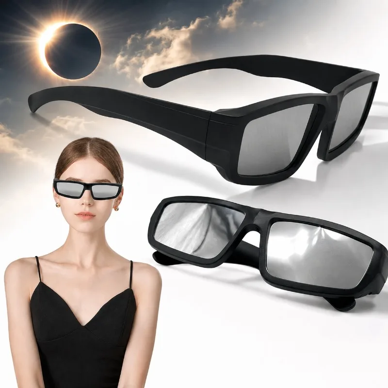 Lunette Eclipse Solaire Lunette Eclipse Solaire 2026 Sonnenfinsternis Brille 1/2/3/4/5/6 Pack Safe Shades Direct Sun Observation