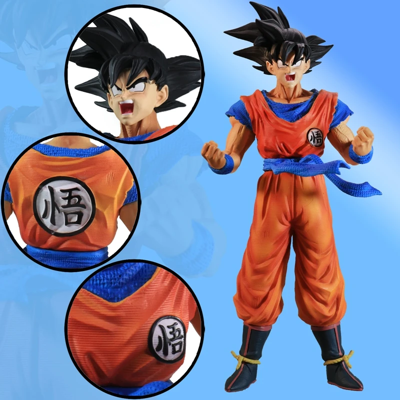 29Cm Hot Anime Dragon Ball Figure Son Gouku Concentrate Energy Action Figures Pvc Model Collectibles Childhood Memories Toy Gift