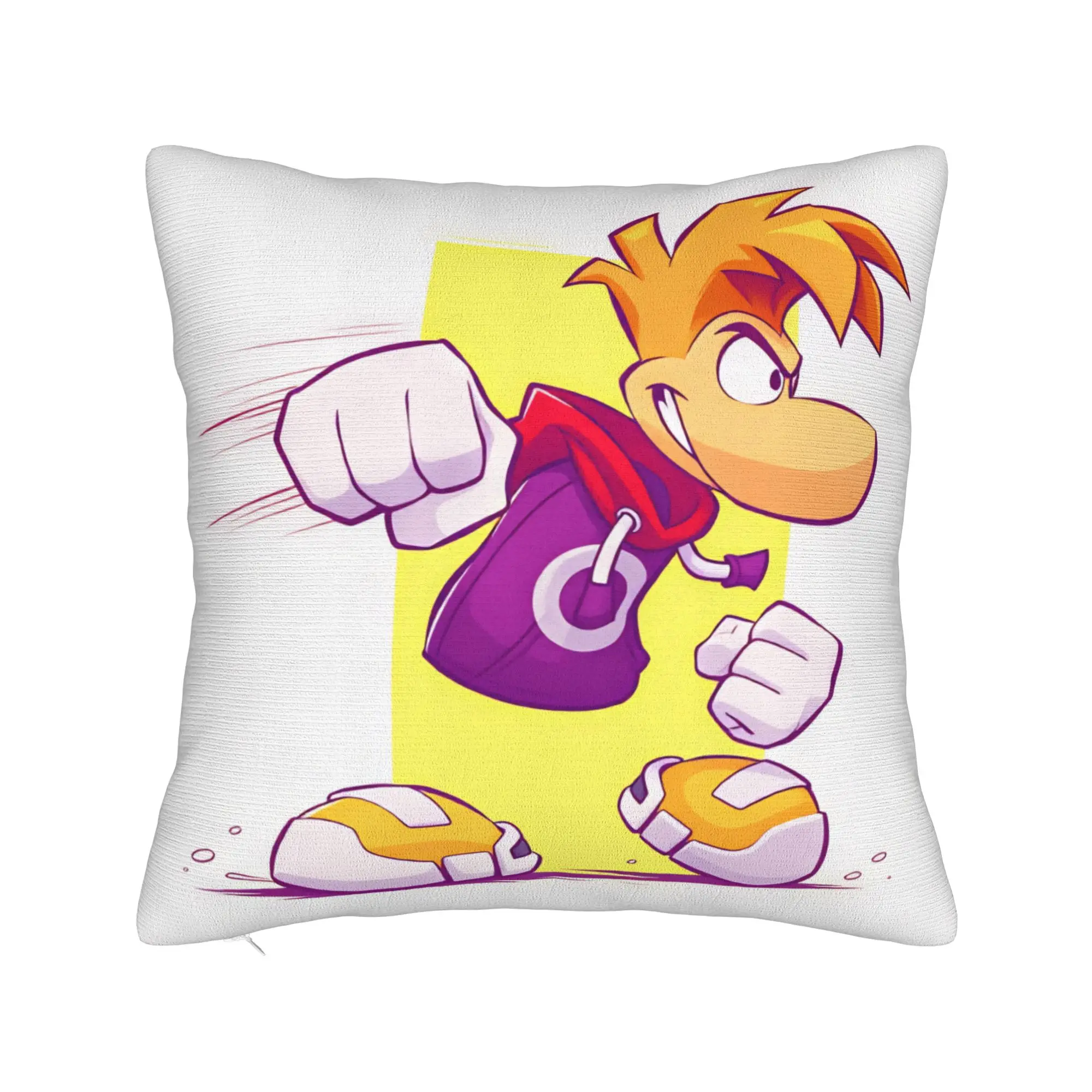 Pillow Case Flying fist attack Raymans Comfy  Pillow Cover For Living Room Chair Kawaii Pillowcases
