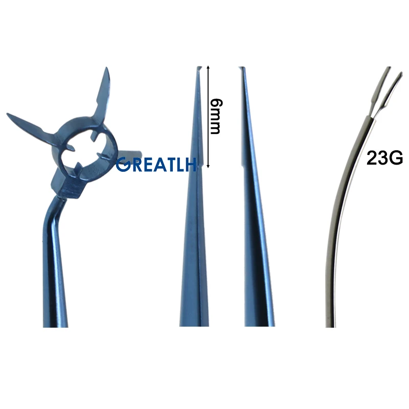 Titanium SMILE Full Femtosecond Surgery Instruments Eye Speculum Lens Forceps Corneal Flap Lifter Irrigation Needle