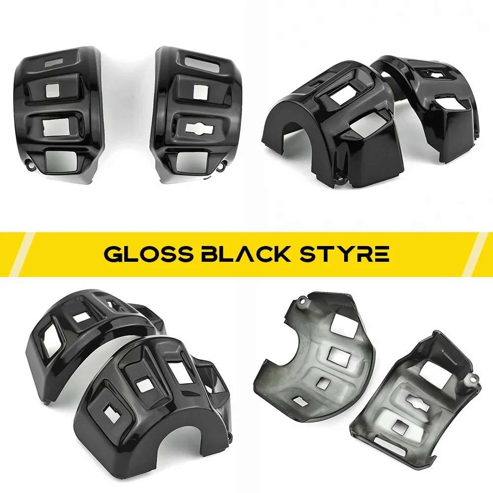 For Vespa GTS 300 2023 Horn On-Off Switch Housing Unit ABS Cover Gloss / Matte Black Carbon Fairing Accessories