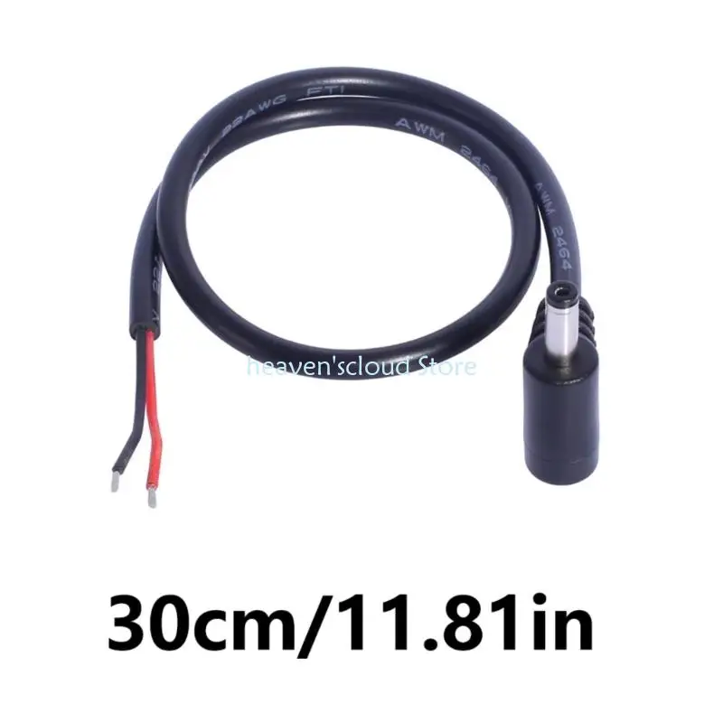 y88b الزاوية اليمنى 3.5x1.35mm الذكور سدادة سلك طاقة مرنة 3.5mmmx1.35mm موصل شحن الذكور لملحقات الكاميرا