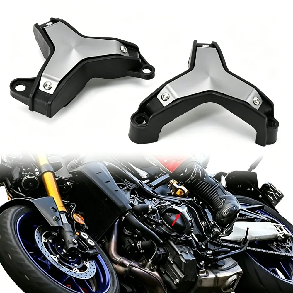 

Защитные накладки на боковые части двигателя и крышку цилиндра для Yamaha MT09 / Tracer 9 GT 2021–2022 гг.