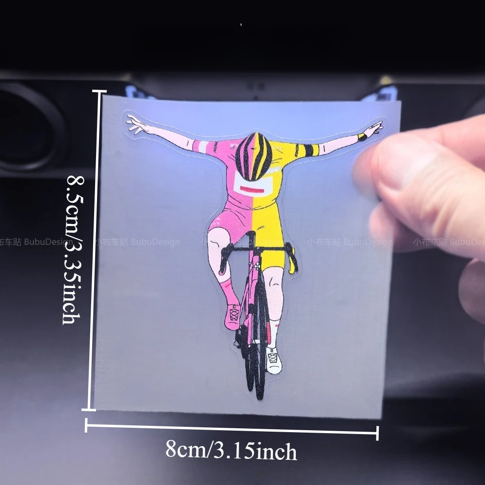 Blessed Bicycle Waterproof Vinyl Decal Sticker Removable for Bike Frame Water Bottle