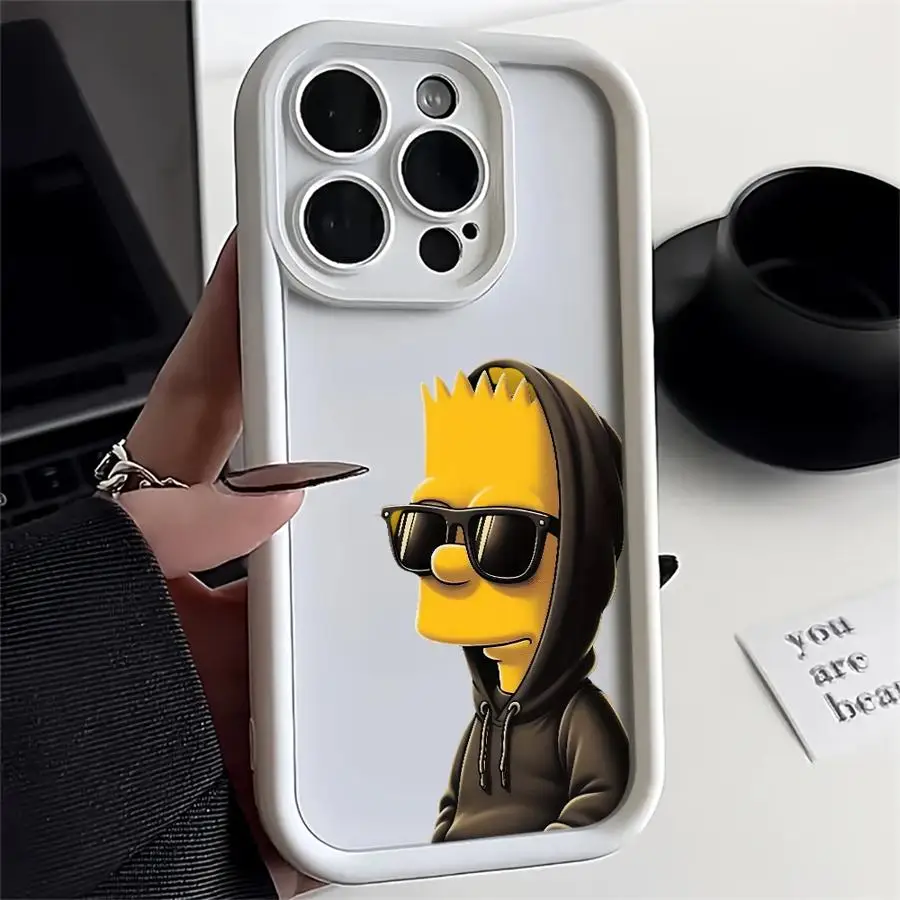 حافظة هاتف ديزني كول سمبسنز بارت لهاتف آيفون 16 13 12 11 15 14 Plus Pro Pro Max 13 12 Mini X XS Max XR 7 8 SE