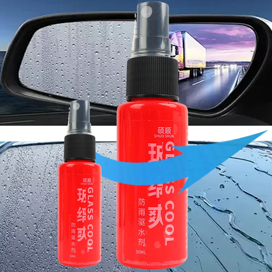 New Car Liquid Windshield Mirror Auto Polish Kit Car Glass Hydrophobic Anti-rain  Auto Glass Quick Rain Sprayer Water Repellent