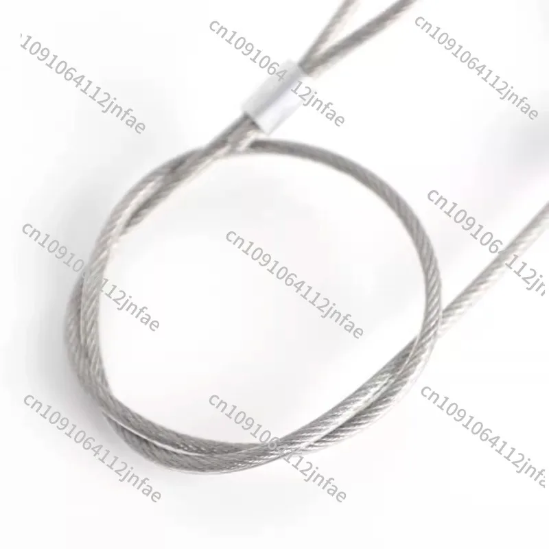 Stainless Steel Safety Rope, Black Lamps, Aerial Work, Household Stage Lighting, Audio Safety Protection, Anti-safety Rope