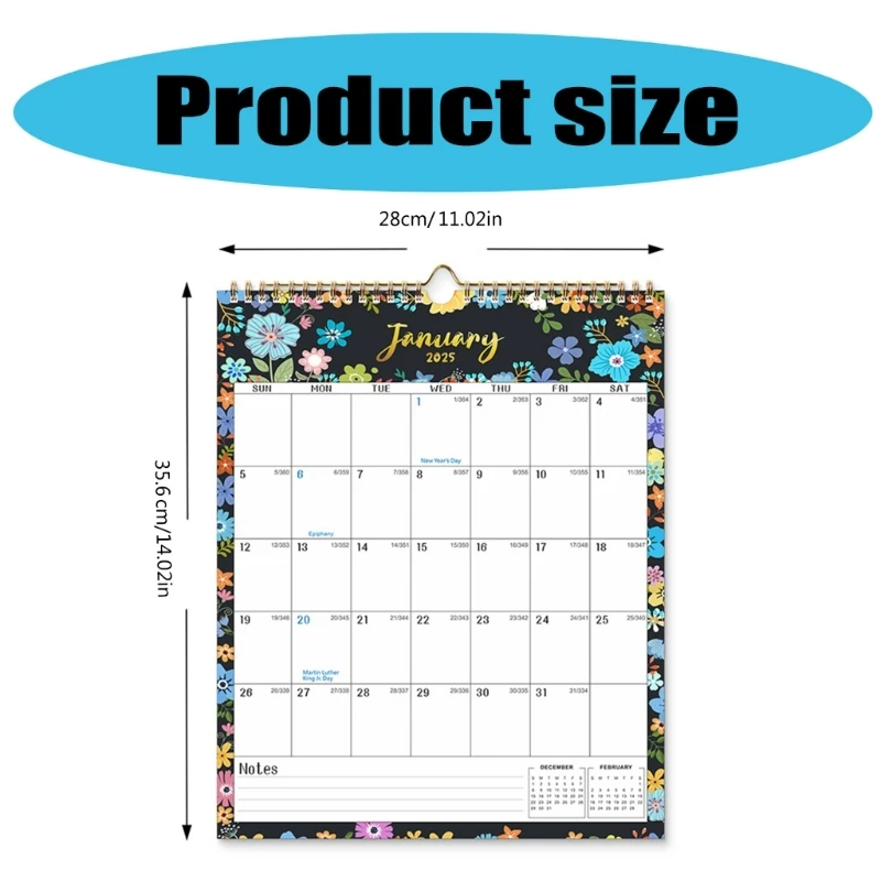 Календарь на 2025 год. Простой еженедельник. Настенный календарь на 2025 год для студентов и учителей K1KF.