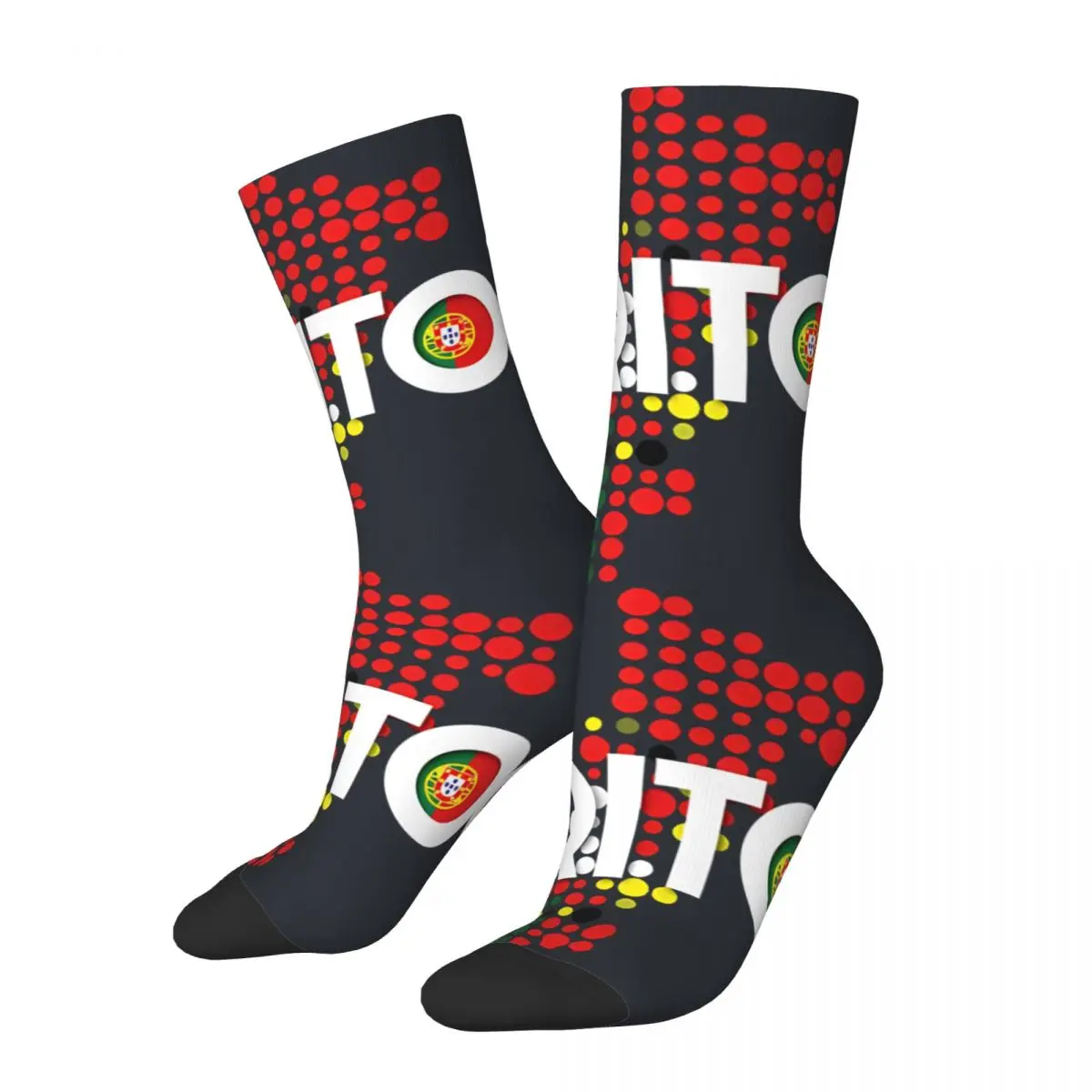 Happy Funny Grito Portugal Retro Harajuku Lolanda Hip Hop Novelty Pattern Crew Crazy Sock