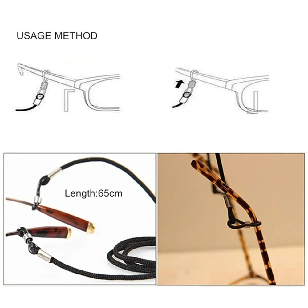 12Pcs/Lot Eyewear Nylon Eyeglass Cord Reading Glass Neck Strap Holder