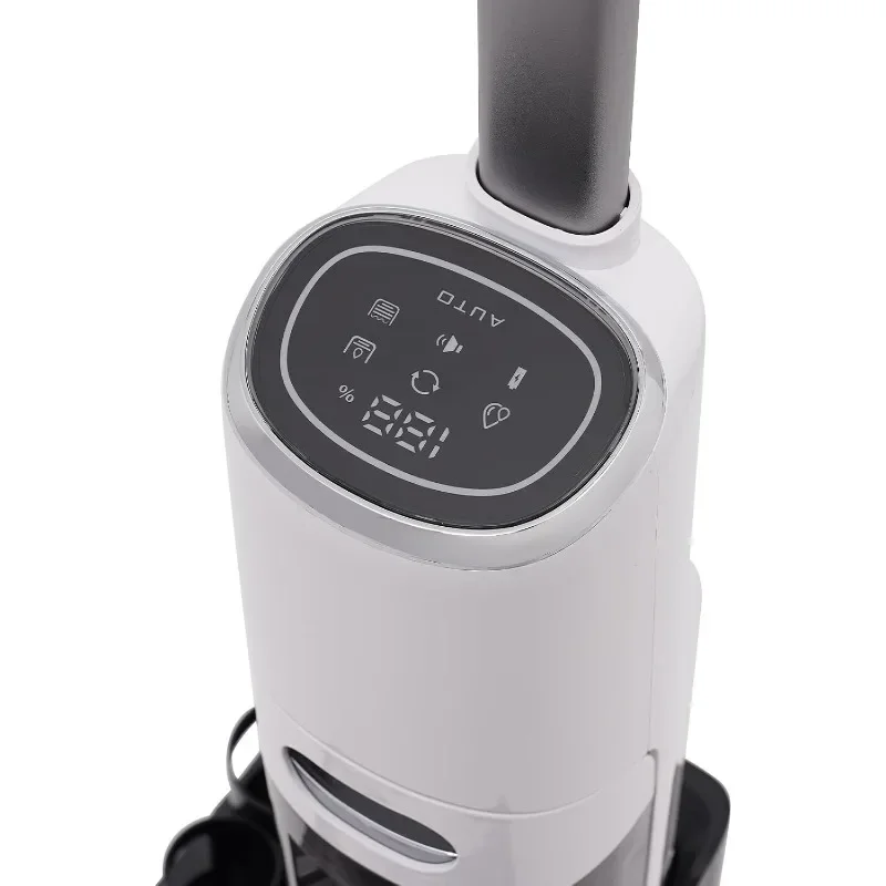 مكنسة كهربائية رطبة وجافة، 250 وات T9pro منظف الأرضيات اللاسلكي بخطوة واحدة، ممسحة تنظيف الأرضيات الصلبة الذكية