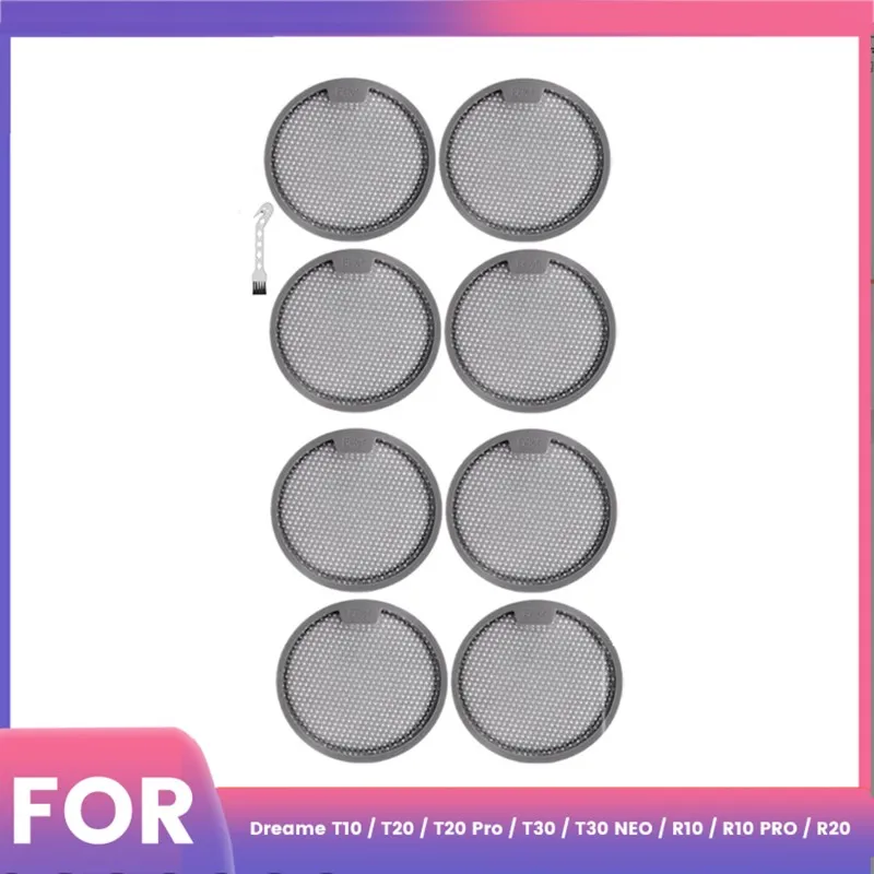 UNCL For Dreame T10/T20/T20 Pro/T30/T30 Neo/R10/R10 Pro/R20 Vacuum Cleaner Replacement Parts-Washable Filter view 4