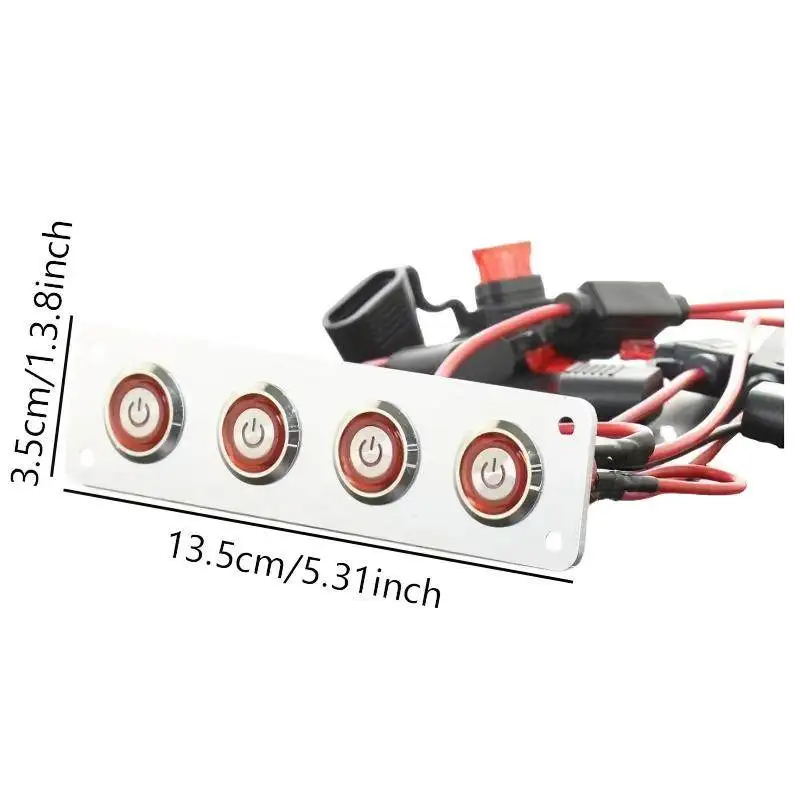 

Предварительно подключенная 46-клавишная панель кнопочных переключателей IP65 из алюминия с кнопками из нержавеющей стали и подсветкой индикаторов для использования с устройствами